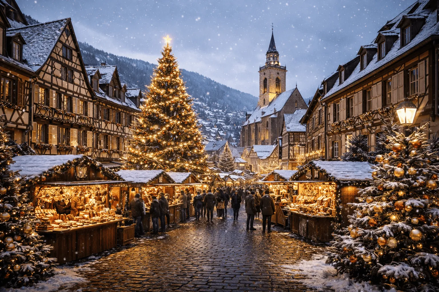 Mercados de Natal da Alsácia - Imagem 1
